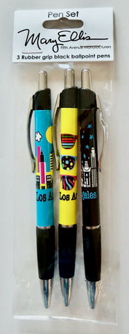 Los Angeles Pen Set Daytime, Sunglasses, Nighttime