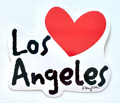 Los Angeles Heart Sticker