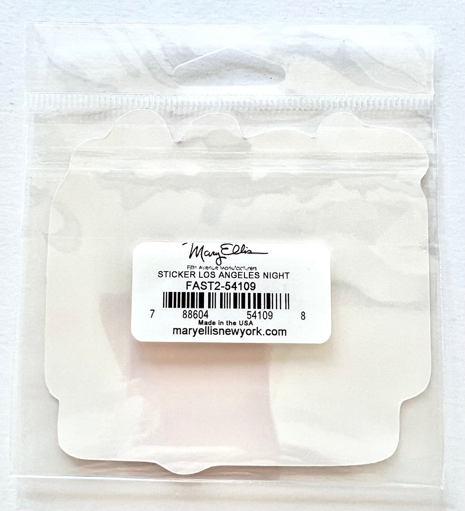 Los Angeles Night Skyline Sticker