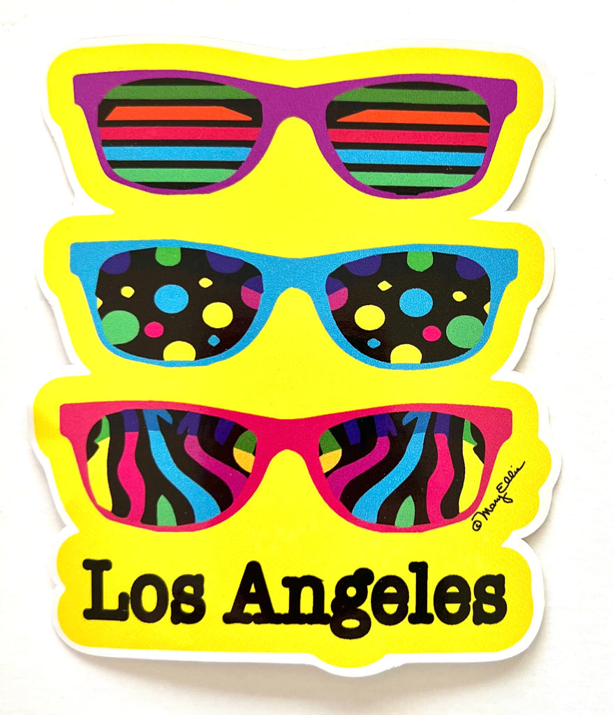 Los Angeles Sunglasses Sticker