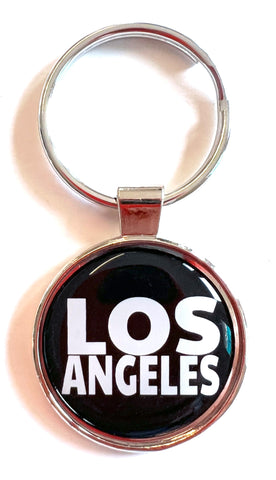 Los Angeles Keychain Graphic Text