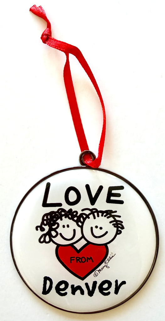 Denver Christmas Ornament Love From