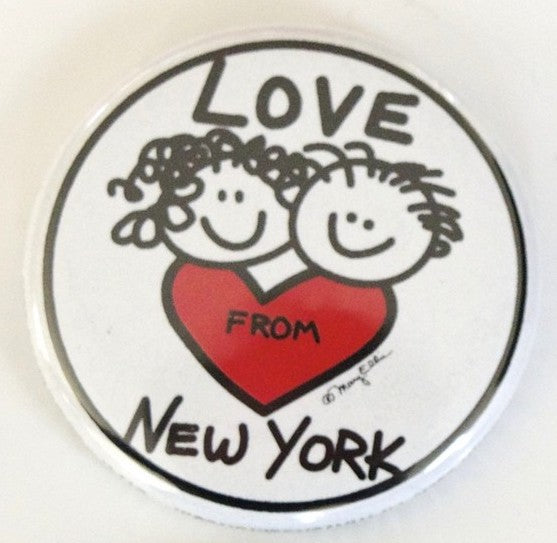 Love From New York Button