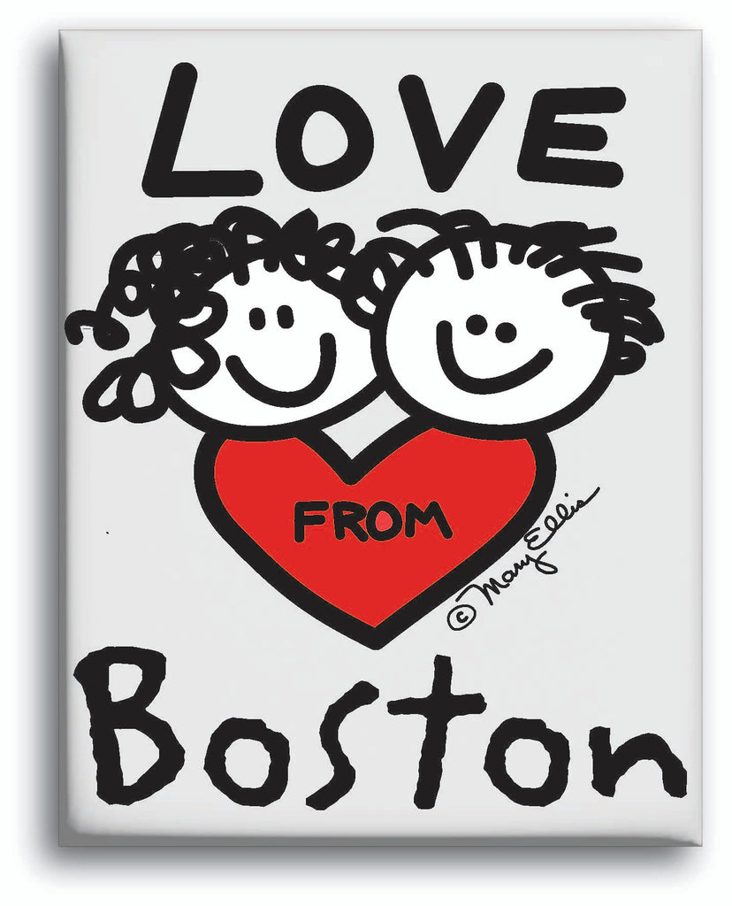 Love From Boston Magnet