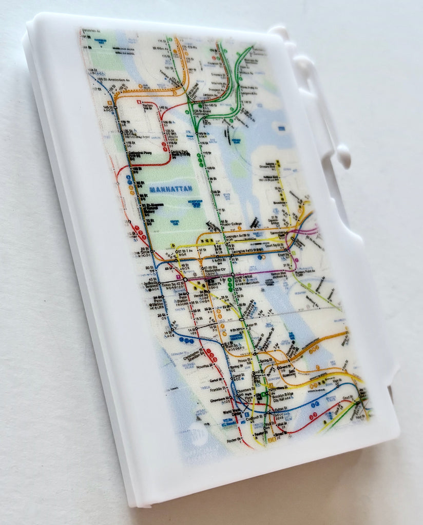 New York Mini Notebook Pen Set MTA Subway Map