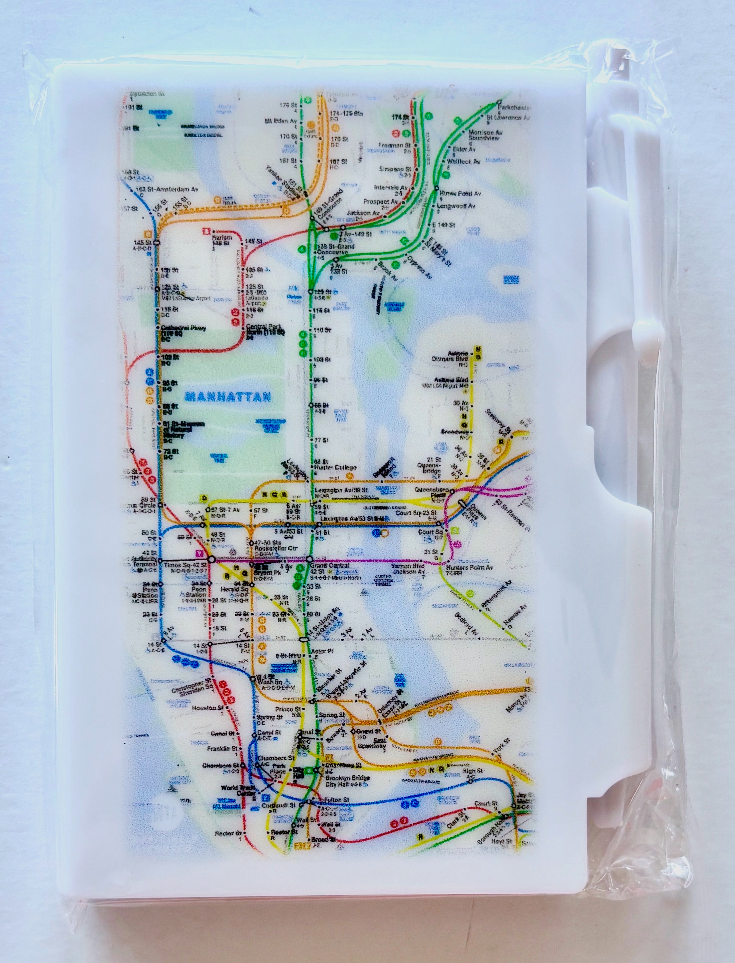 Map Mini Trans New York Mini Notebook Pen Set MTA Subway Map - Fifth Avenue Manufacturers