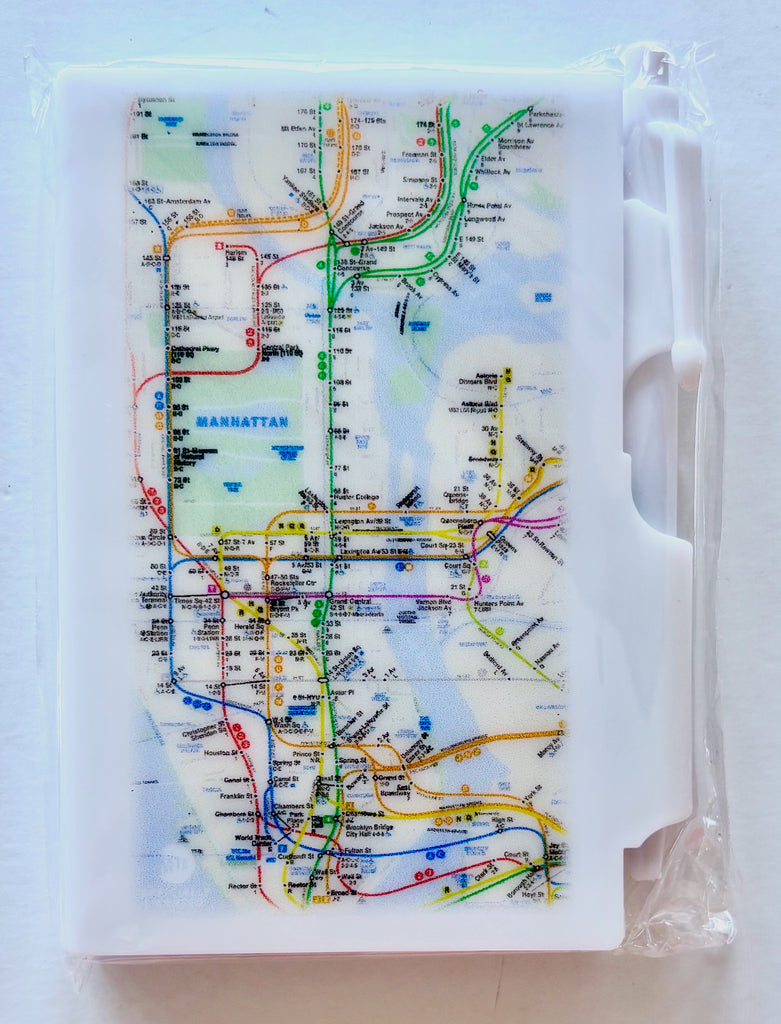 New York Mini Notebook Pen Set MTA Subway Map