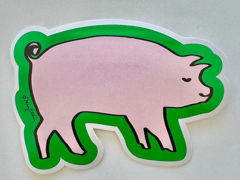 Giant Sticker Pig