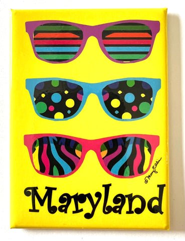 Maryland Sunglasses Magnet