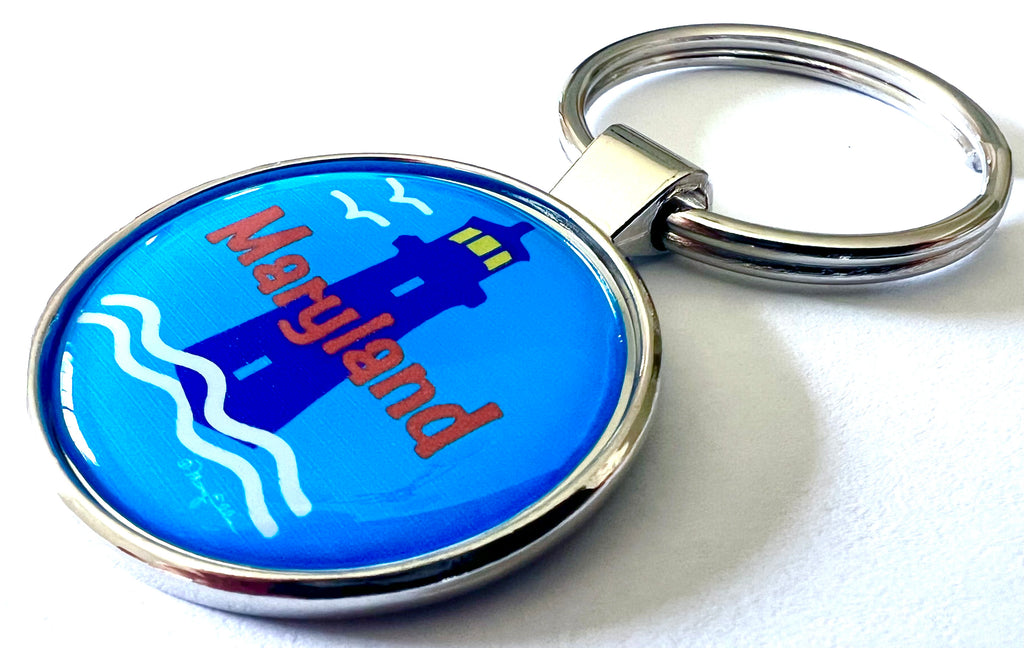 Maryland Lighthouse Keychain