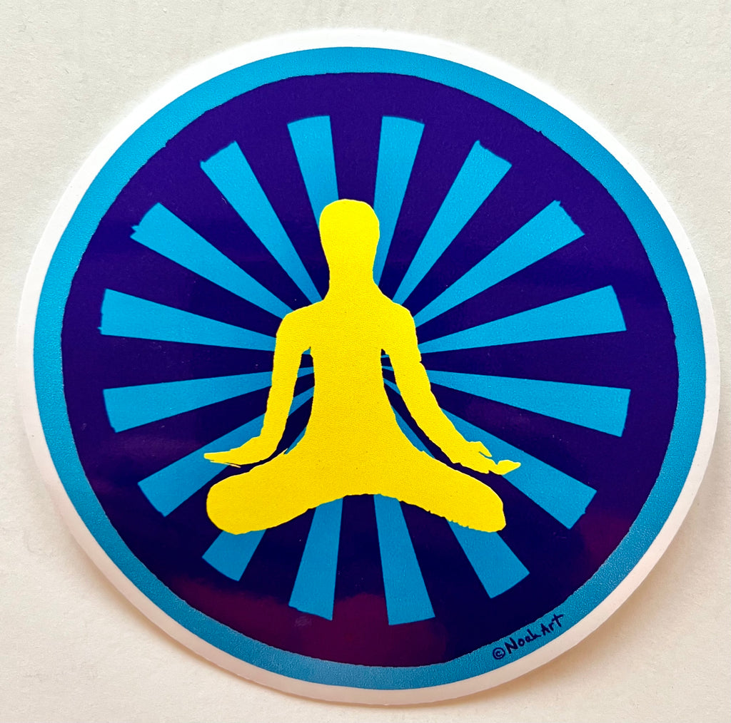 Meditation Yogi Yoga Sticker