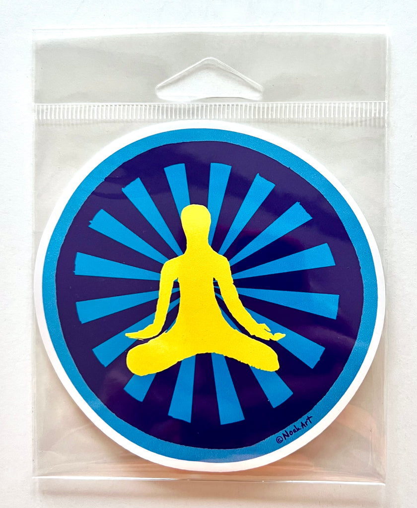 Meditation Yogi Yoga Sticker