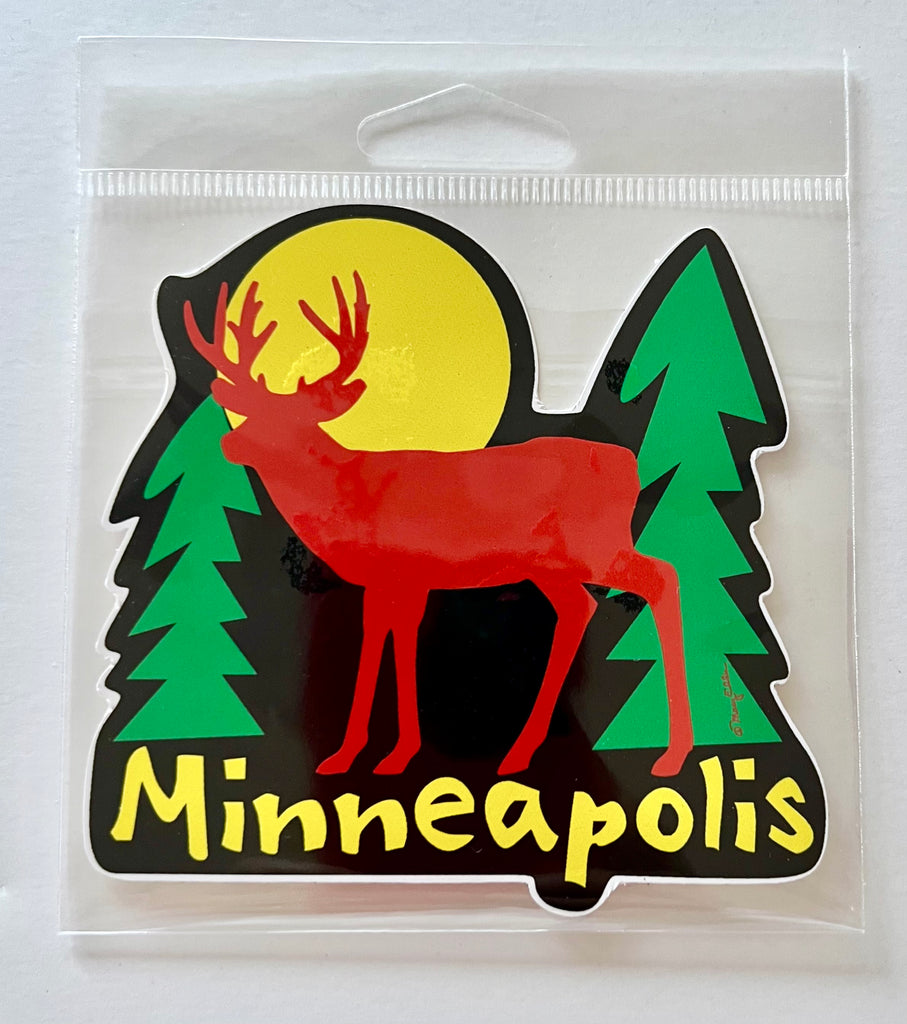 Minneapolis Deer Sticker