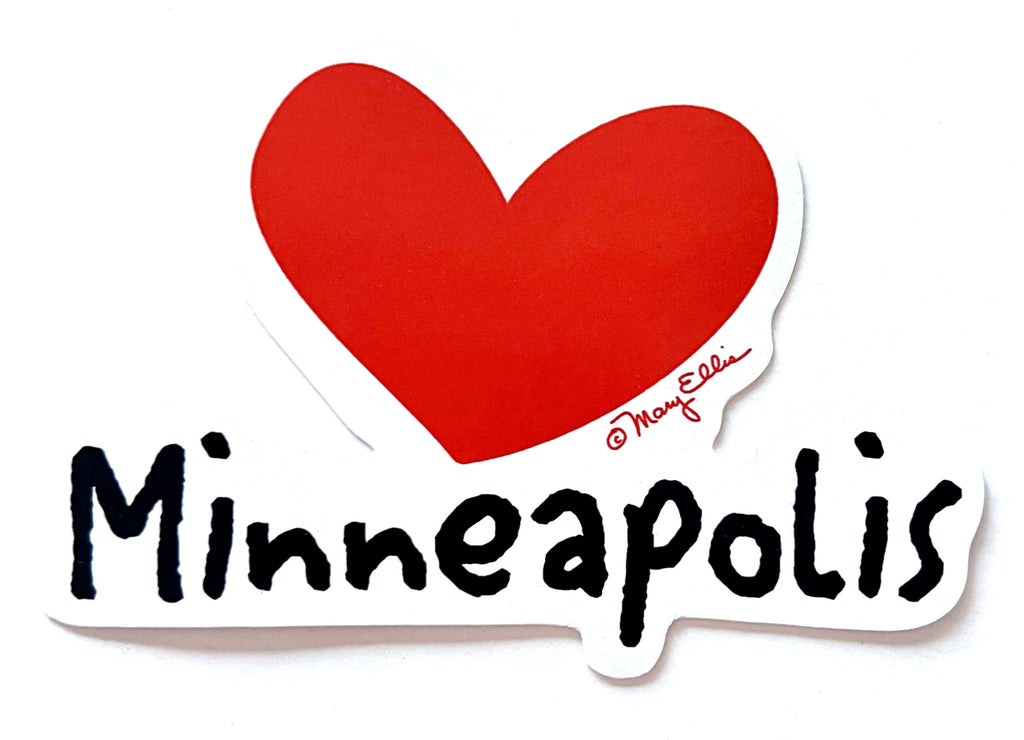Minneapolis Heart Sticker
