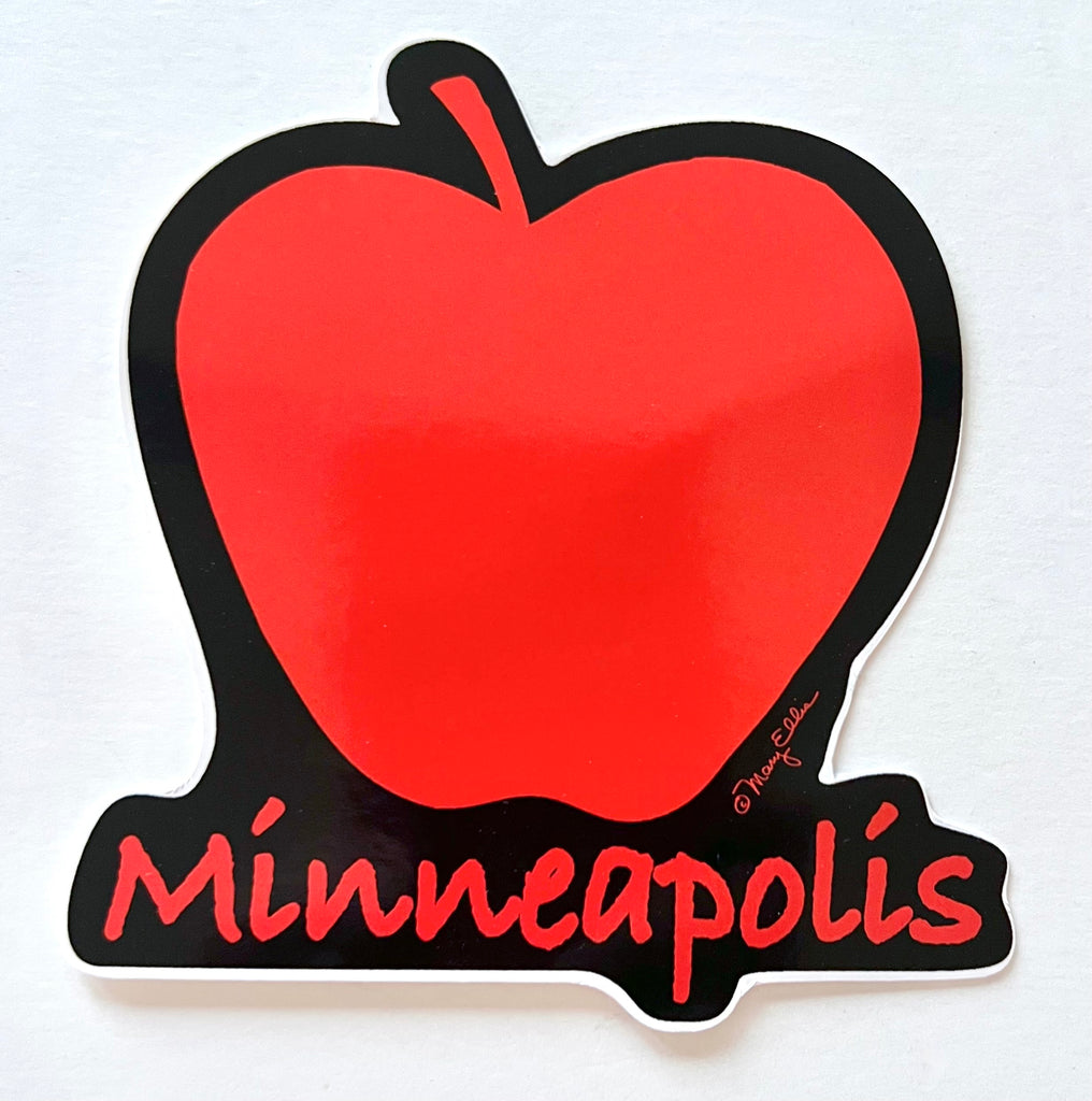 Minneapolis Apple Sticker