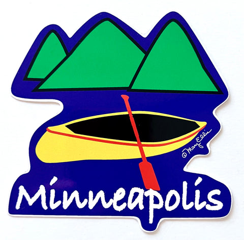 Minneapolis Canoe Sticker
