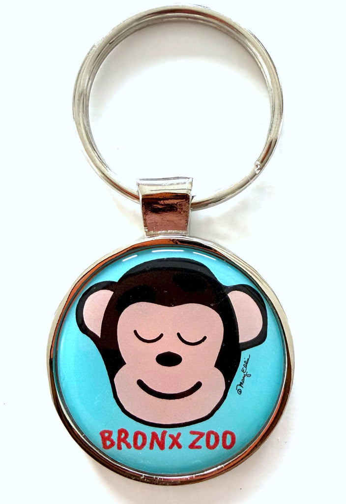 Monkey Zoo Custom Keychain