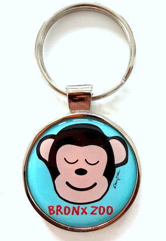 Monkey Zoo Custom Keychain