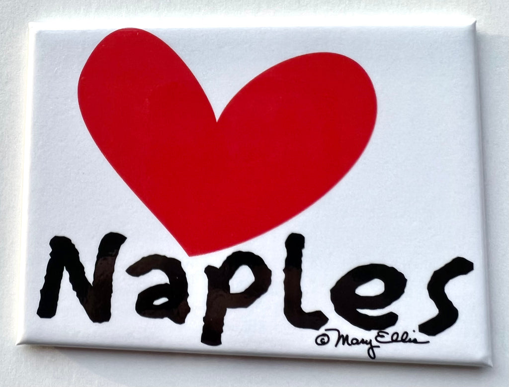 Naples Florida Magnet Heart