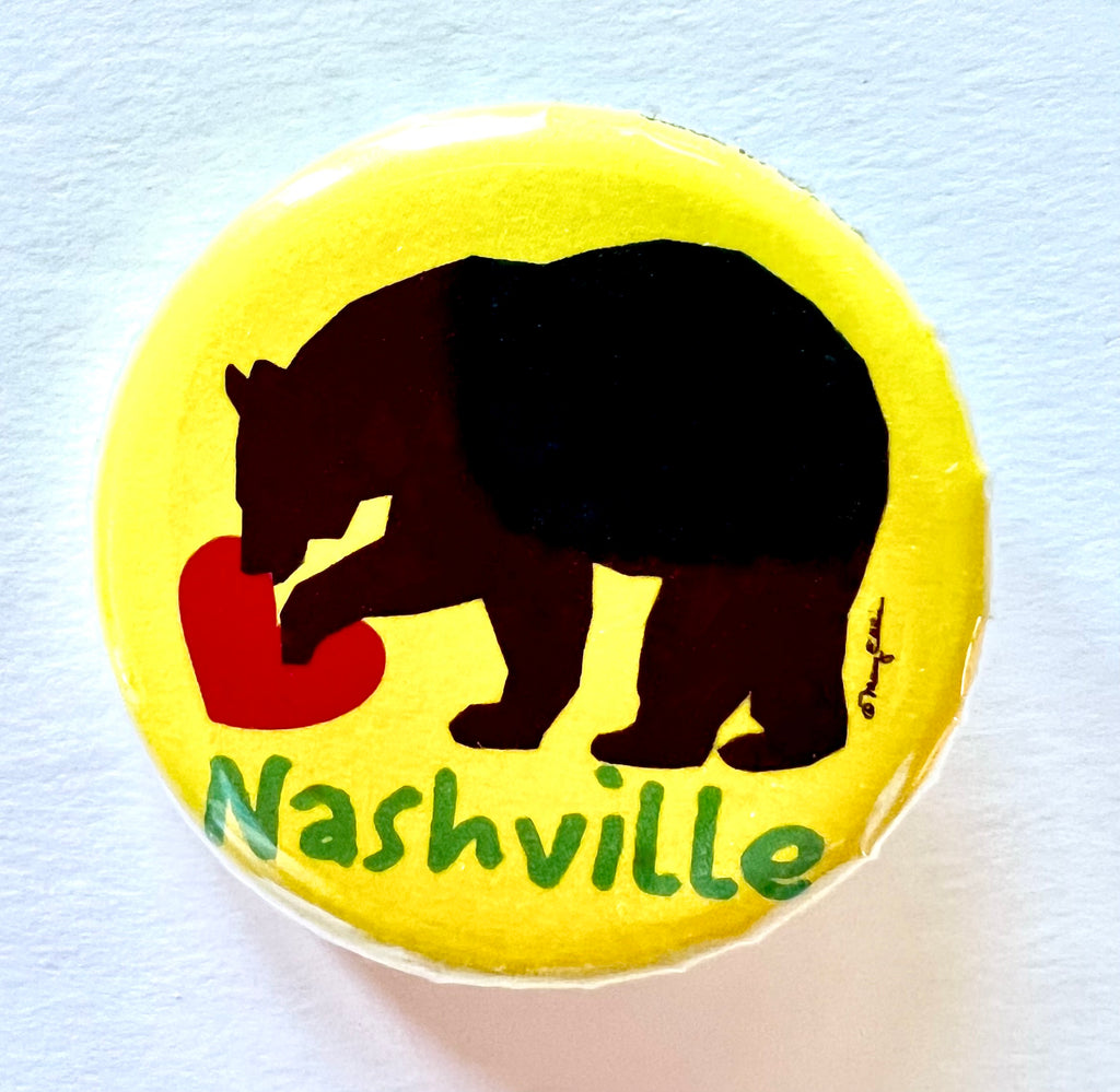 Nashville Bear Button