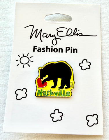 Nashville Bear Souvenir Lapel Pin