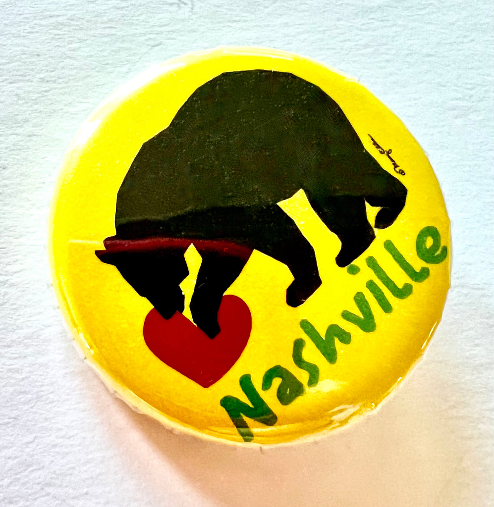 Nashville Bear Button