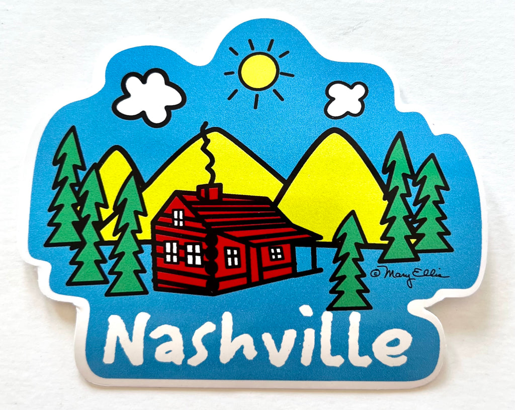 Nashville Cabin Sticker