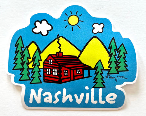 Nashville Cabin Sticker