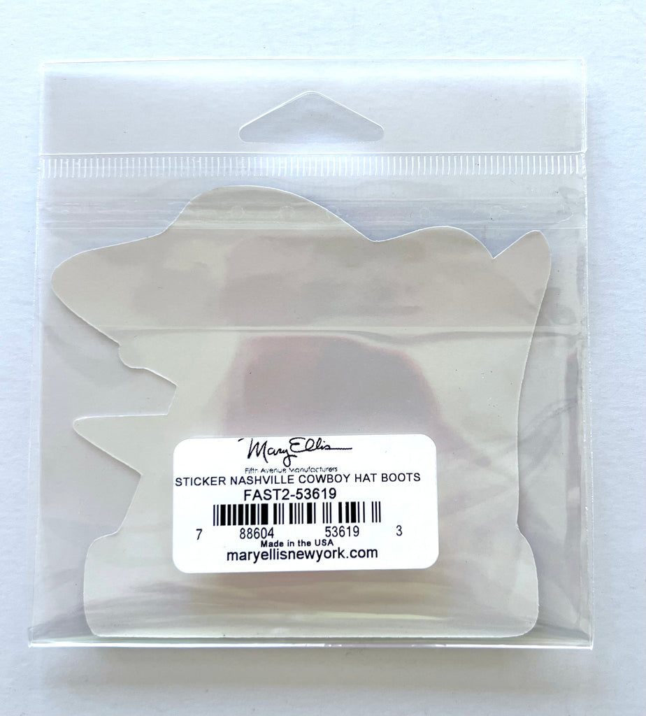 Nashville Cowboy Hat Boots Sticker