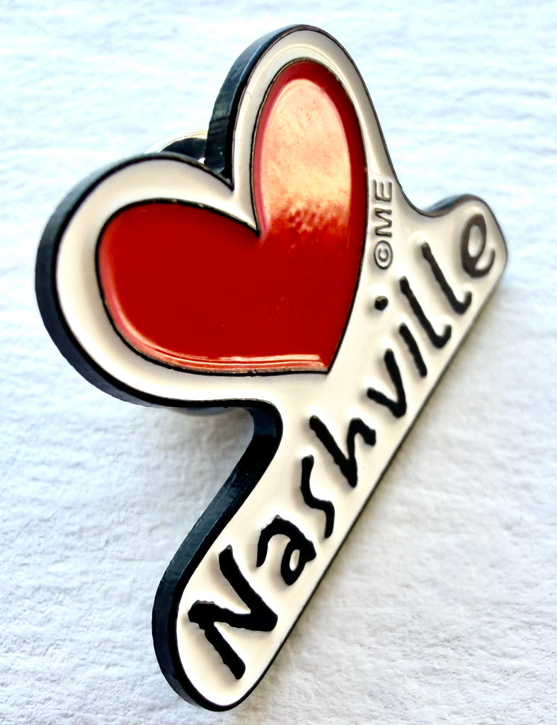 Nashville Heart Lapel Pin