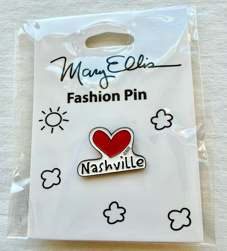 Nashville Heart Lapel Pin