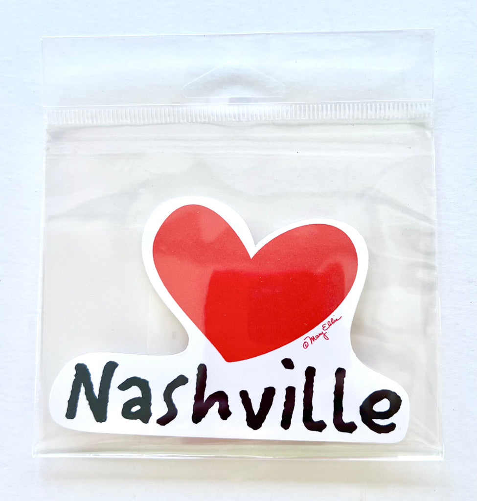 Nashville Tennessee Heart Sticker