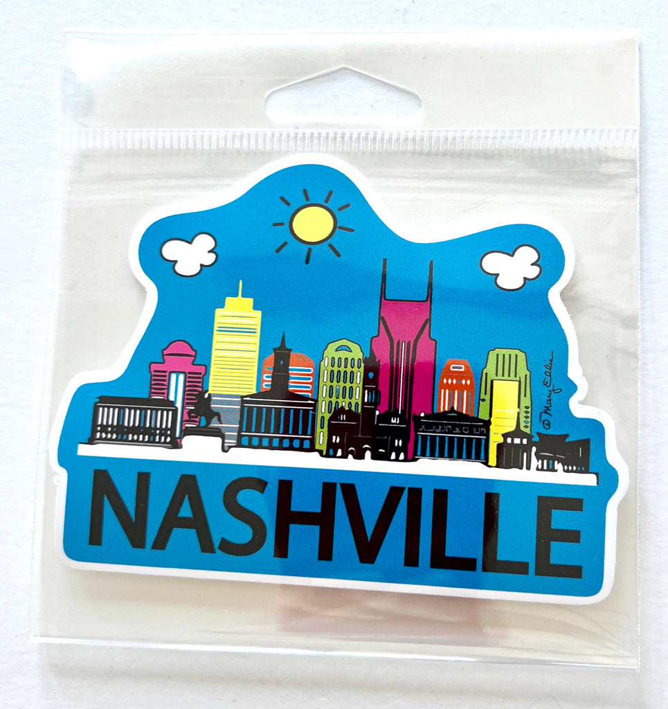 Nashville Daytime Skyline Sticker