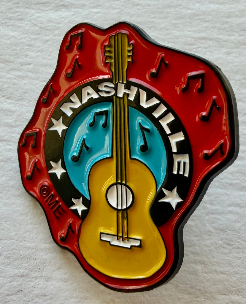 Nashville Guitar Lapel Pin