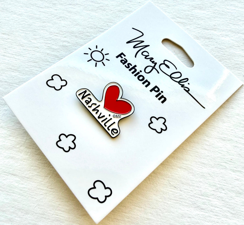 Nashville Heart Lapel Pin