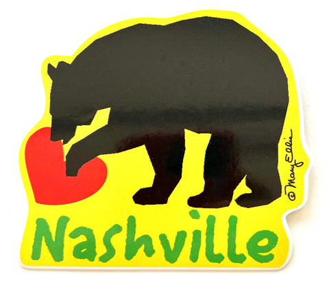 Nashville Tennessee Giant Bear Sticker