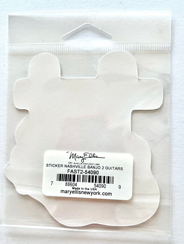 Nashville Guitars and Banjo Sticker