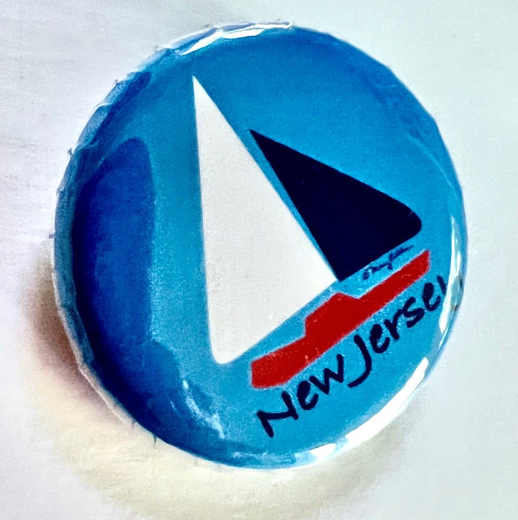 New Jersey Sailboat Button