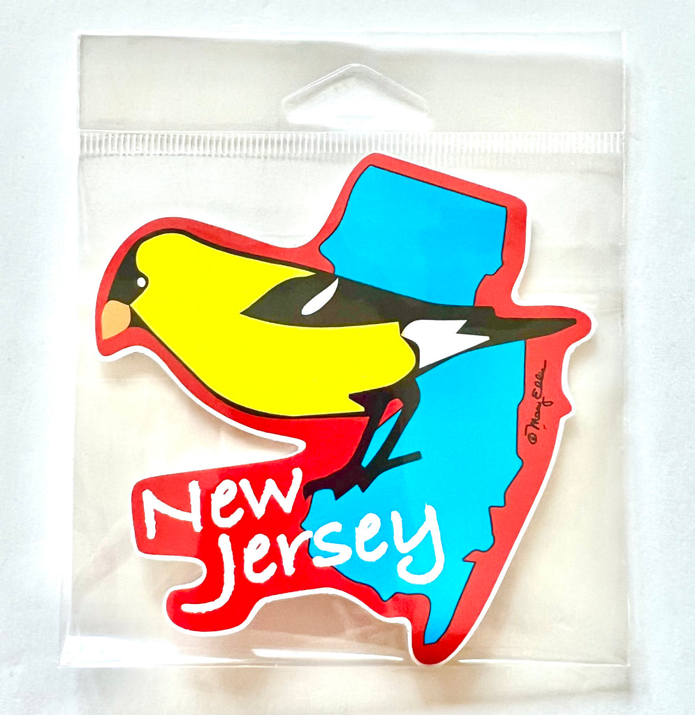 New Jersey Goldfinch Sticker