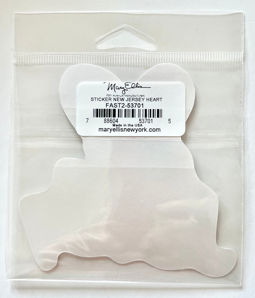 New Jersey Heart Sticker