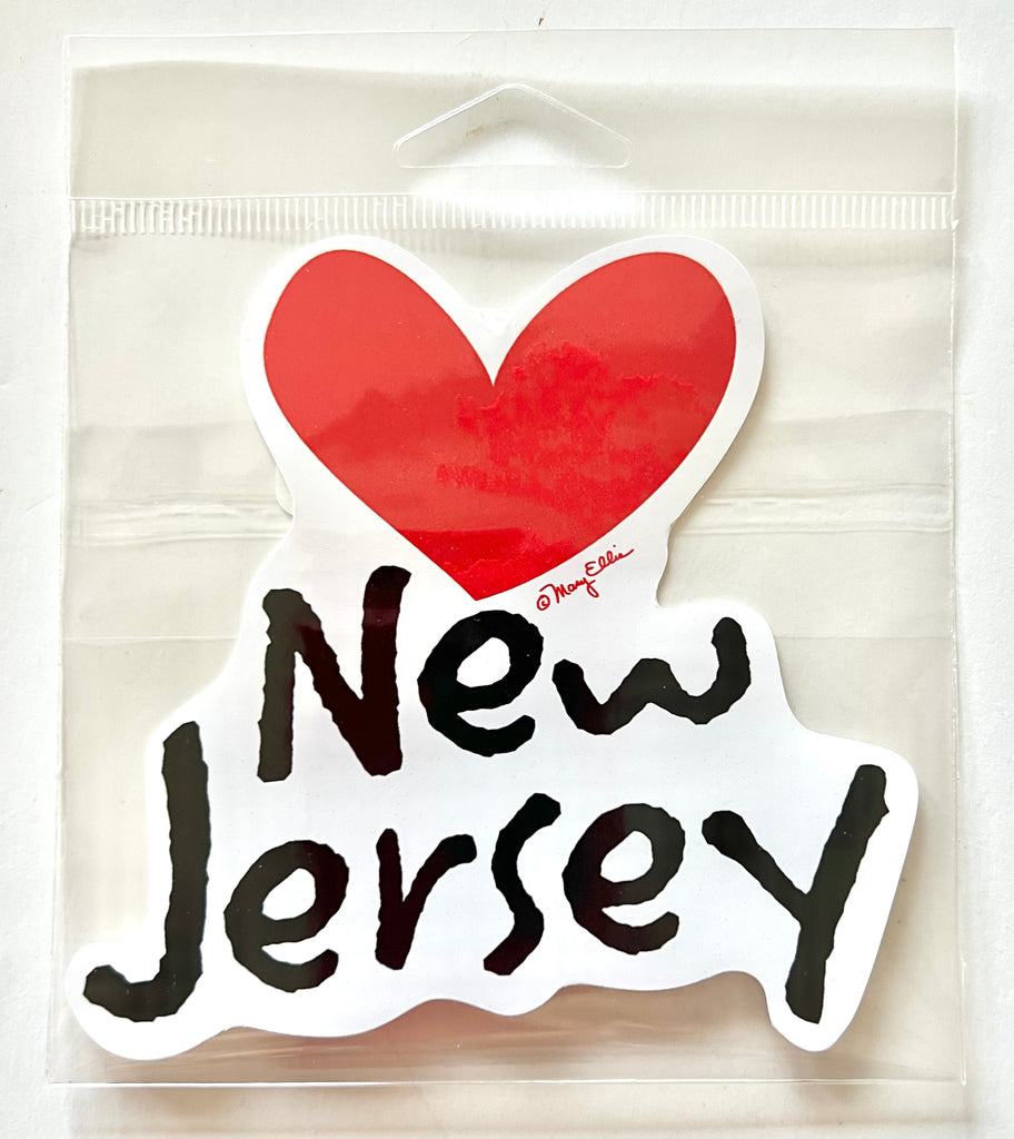 New Jersey Heart Sticker