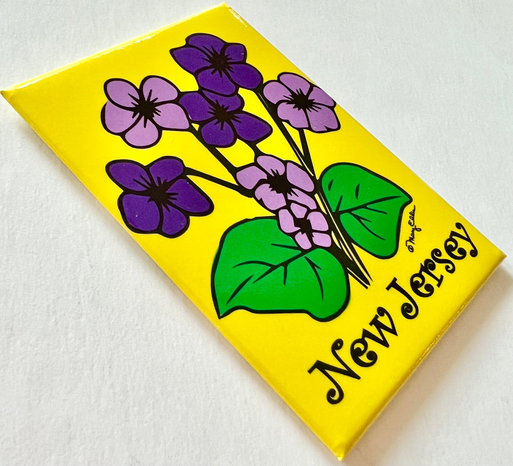 New Jersey Violets Magnet