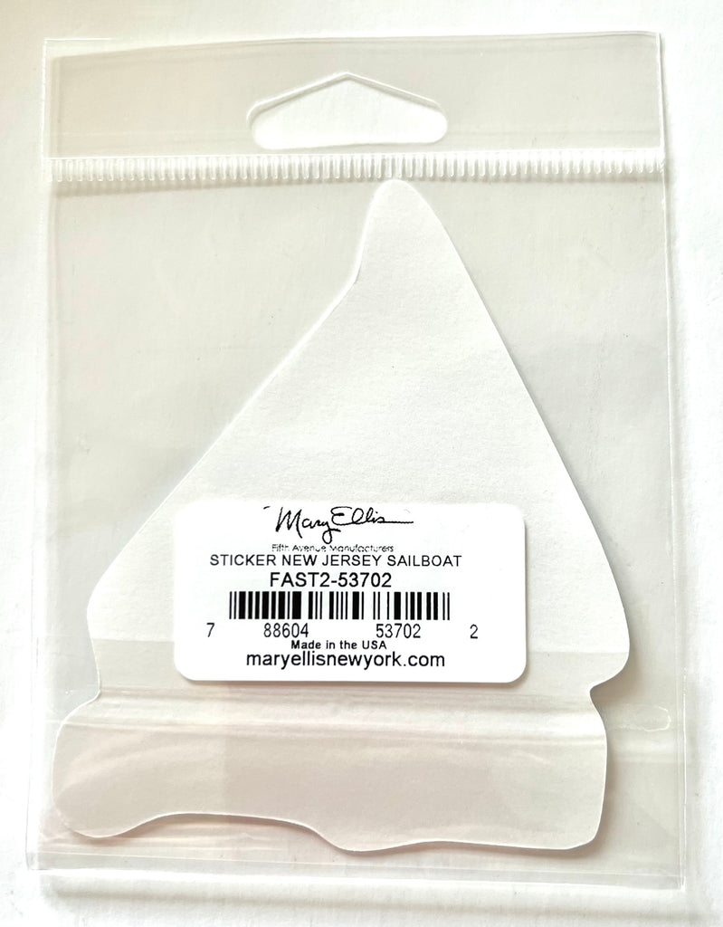 New Jersey Sailboat Sticker