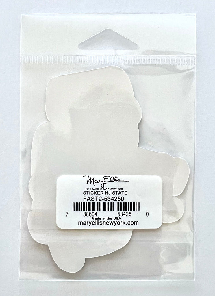 New Jersey State Sticker