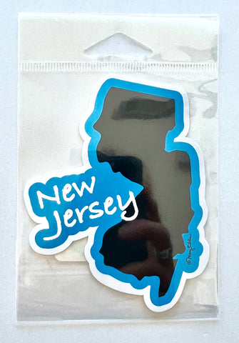 New Jersey State Sticker