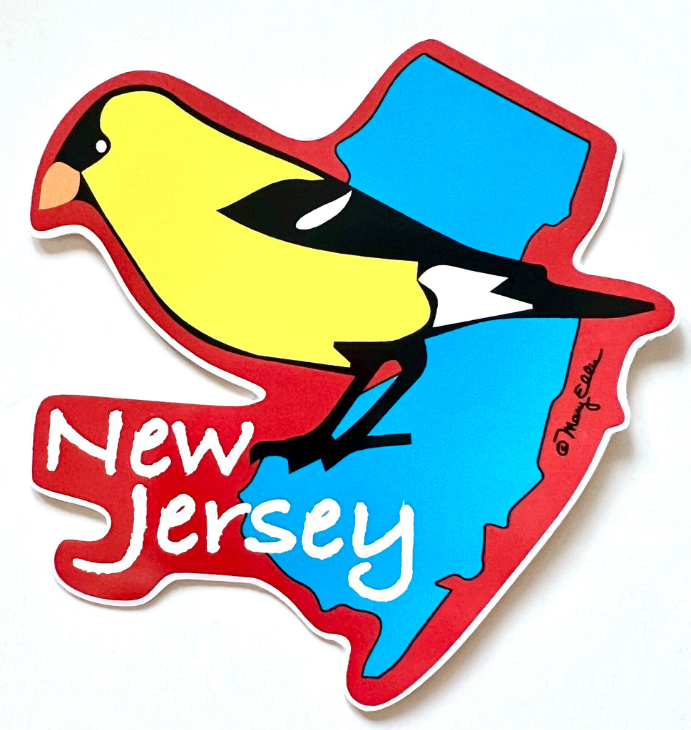 New Jersey Goldfinch Sticker