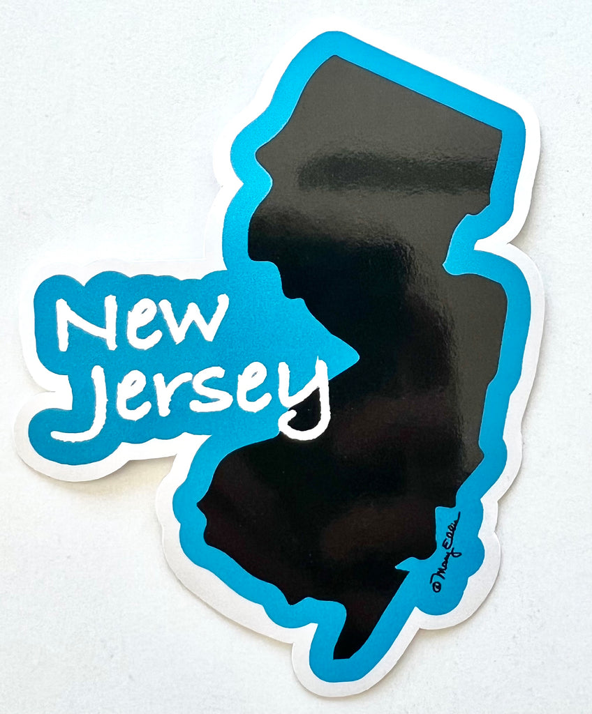 New Jersey State Sticker