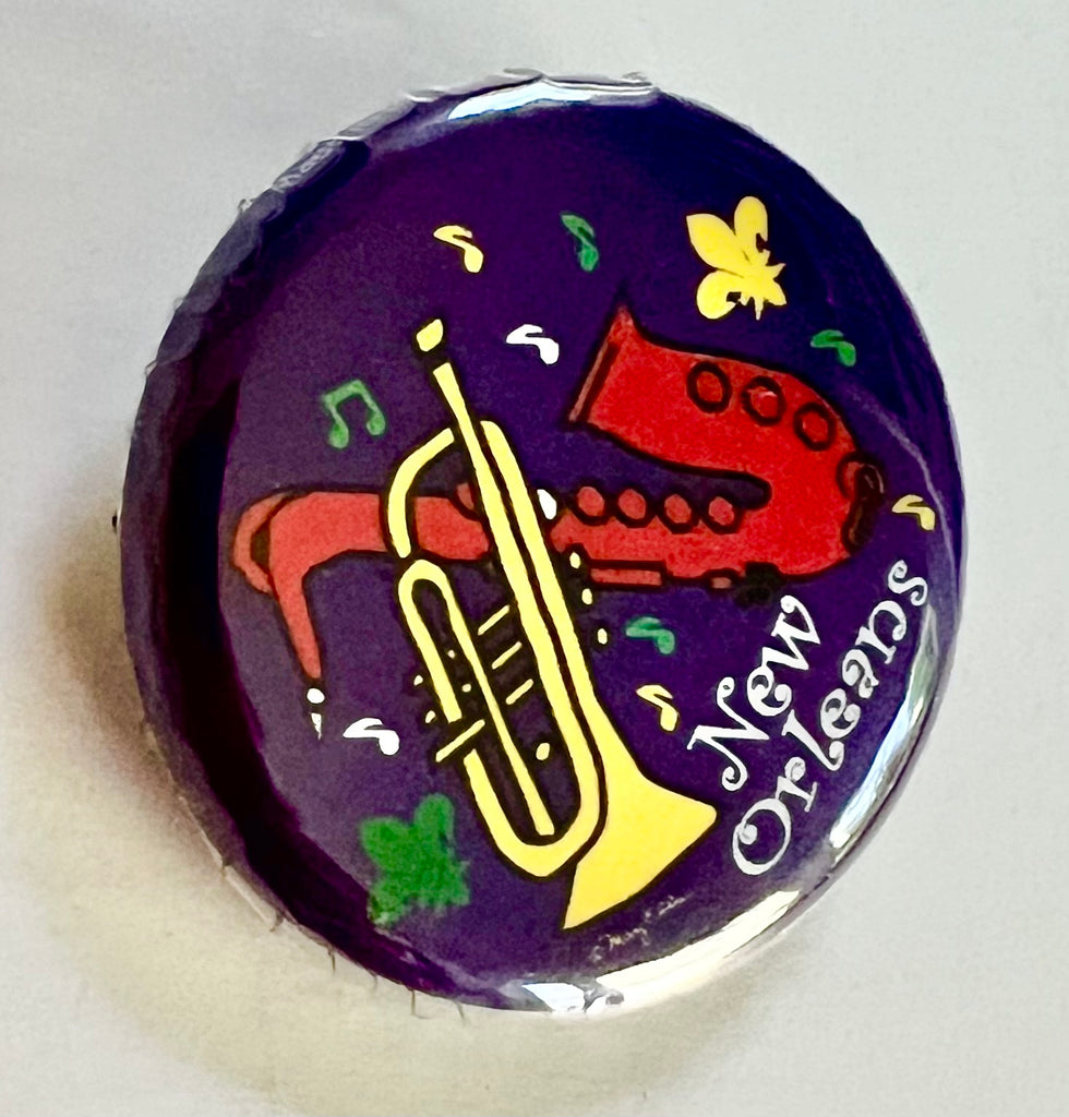 New Orleans Jazz Button