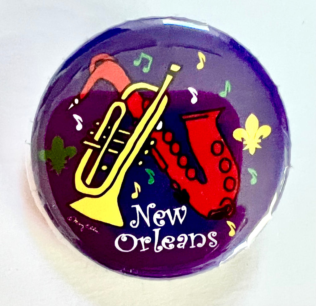 New Orleans Jazz Button