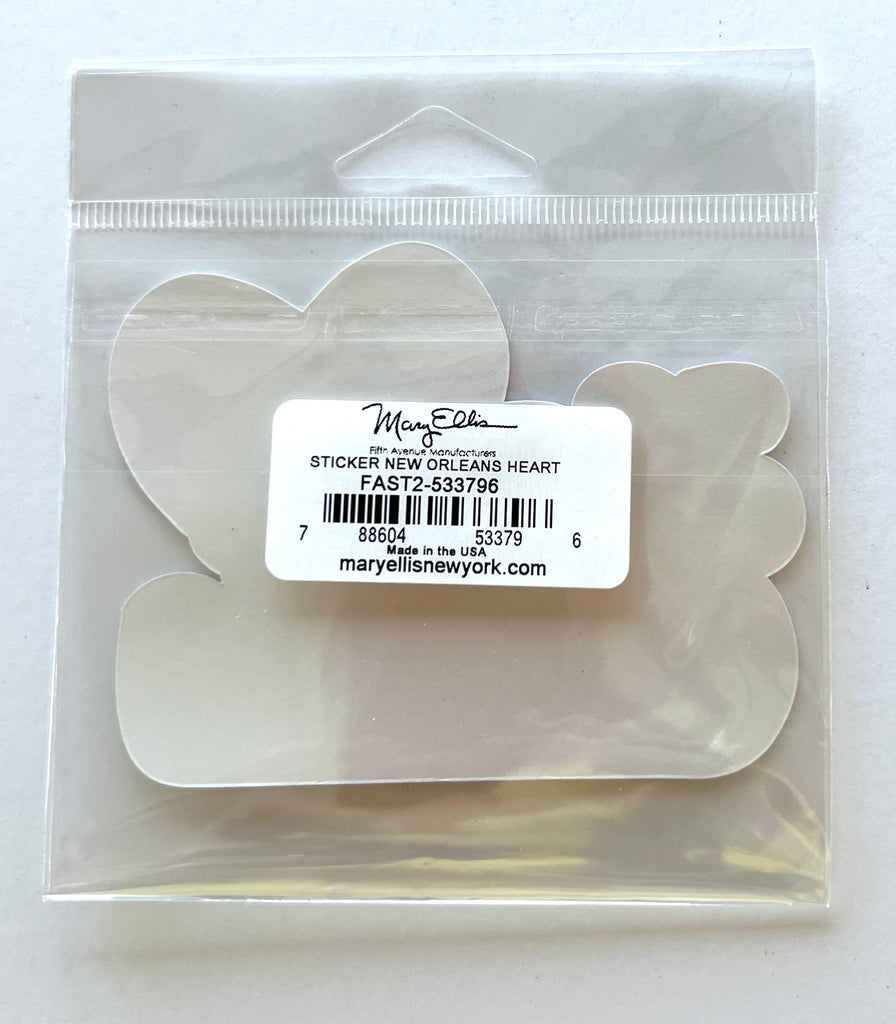 New Orleans Sticker Heart